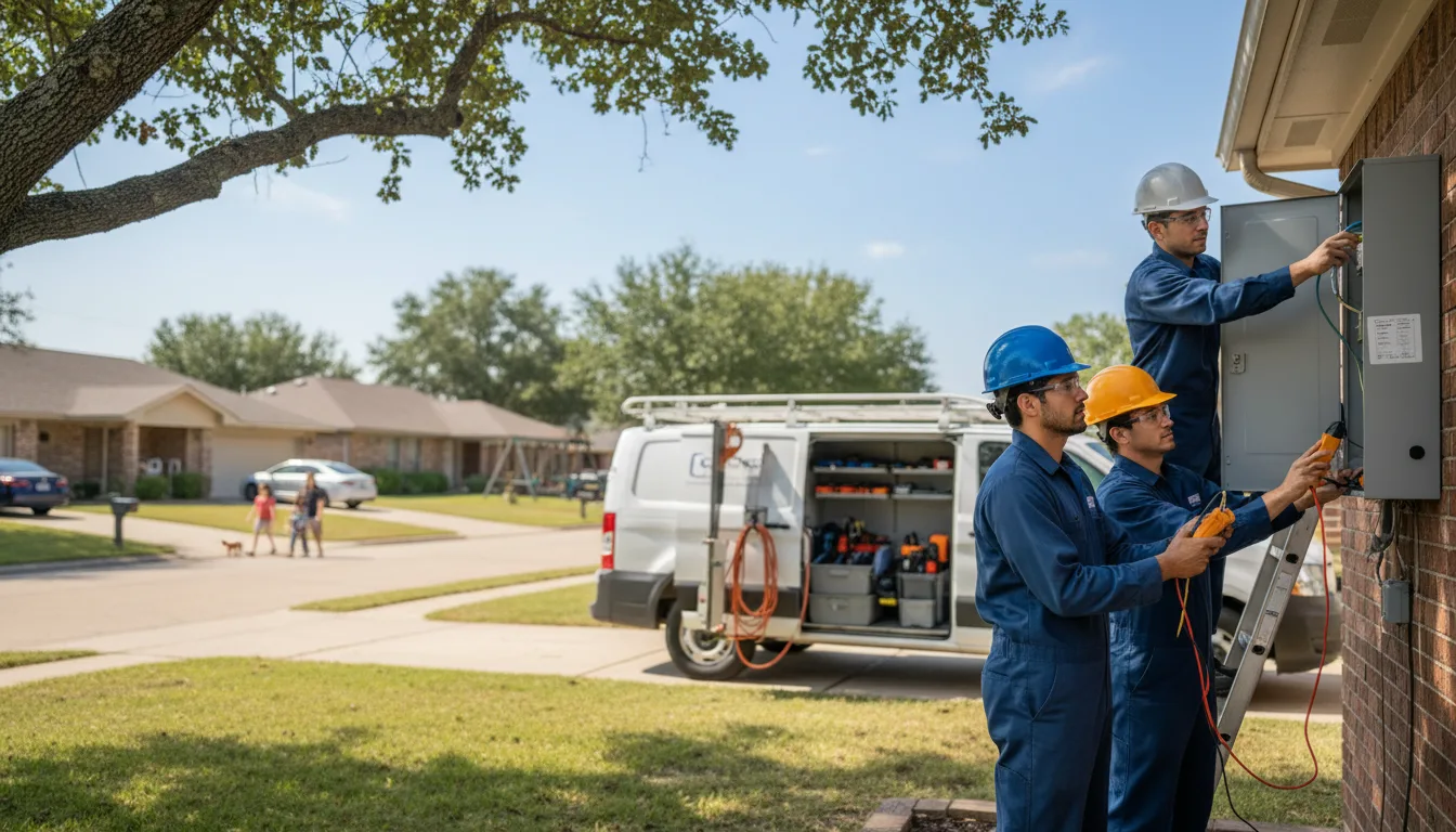 Certified electrician providing emergency electrical services in Marshall, WA